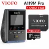 VIOFO A119M PRO Kamera Samochodowa 4K HDR GPS WiFi + VIOFO High Endurance 64GB